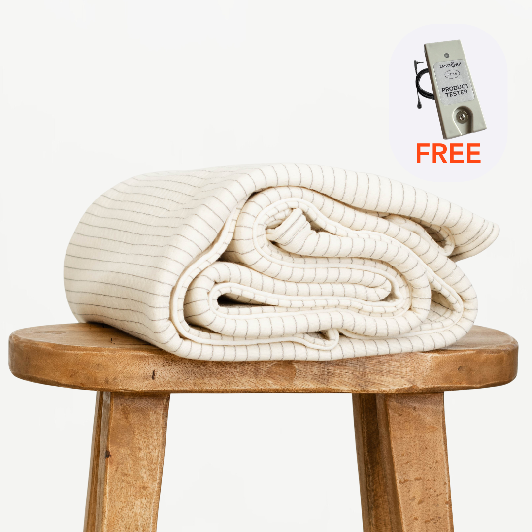 Earthing Throw Blanket with Free Product Tester